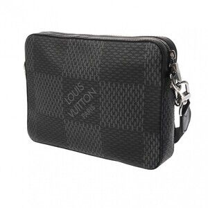 Louis Vuitton Bag Damier Graphite Trio Canvas Messenger Shoulder Black